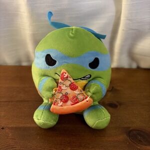 ZURU SNACKLES 5" Leo Leonardo Plush Pizza - Teenage Mutant Ninja Turtles